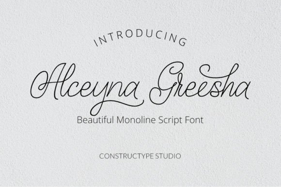 Alceyna Greesha Font Review
