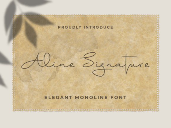 Aline Signature Font for Web Design