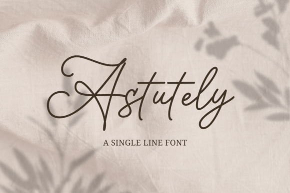 Astutely Font: Elegant Script for Web Design