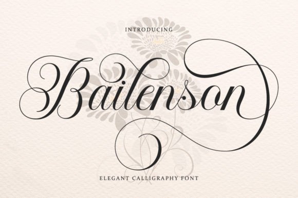 Bailenson Font: Elegant Script for Web Design
