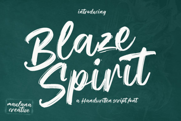 Blaze Spirit Font for Business Branding