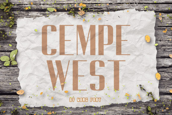 Cempe West: A Playful Font for Marketers