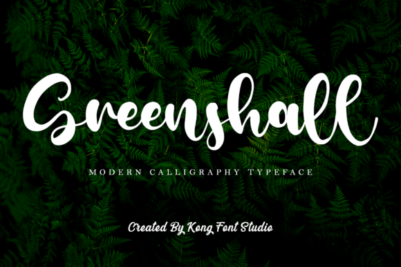 Greenshall: A Playful Font for Creative Makers