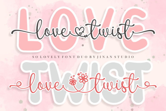 Love Twist Duo Font Review