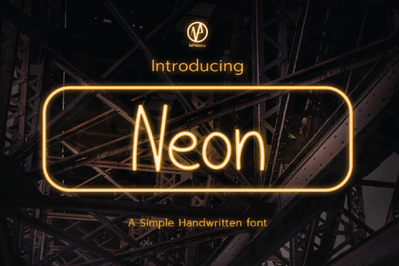 Neon: A Nostalgic Font for Modern Design