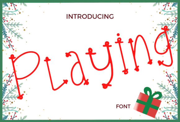 Playing: A Handwritten Font for Creative Makers