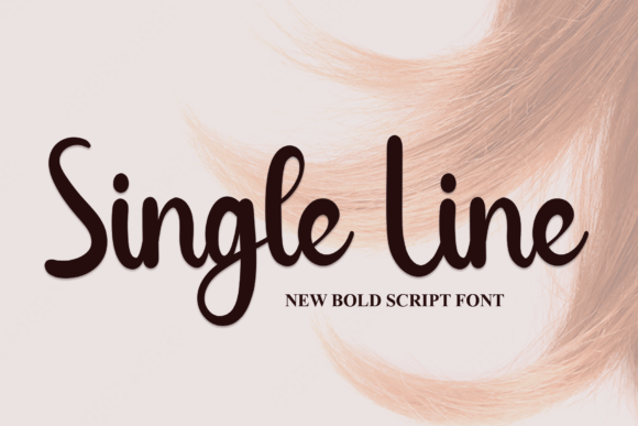 Single Line Font for Elegant Design