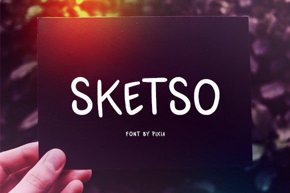 Sketso: A Creative Font for Real Projects