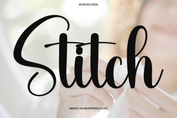 Stitch: A Font for Creative Campaigns