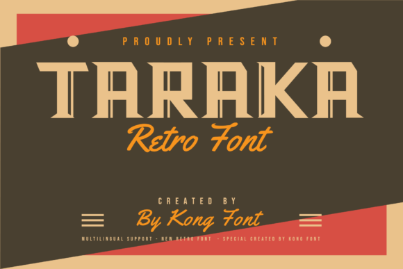Taraka: A Playful Font for Creative Web Design