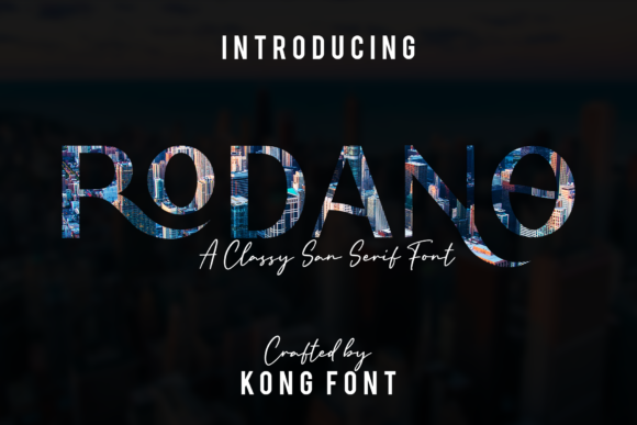 Test Rodano: A Modern Font for Web Design